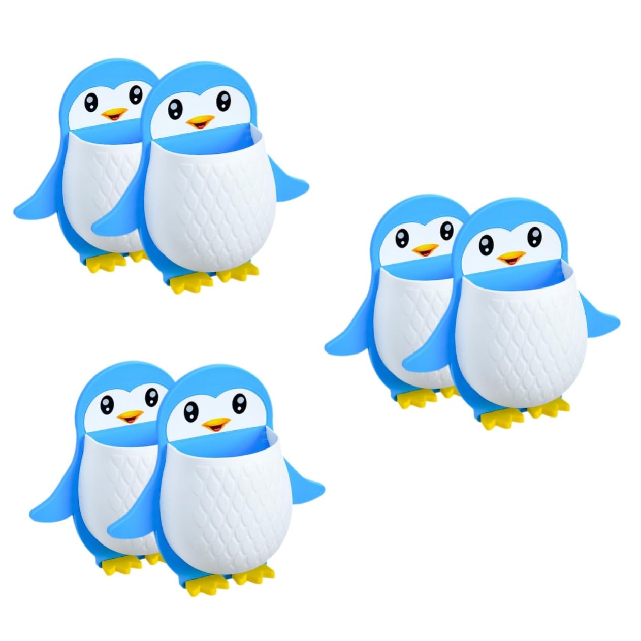 Alipis 6stücke Wandhalterung Für Fernbedienungen Im Niedlichen Pinguin-design Organizer Für Stifte Und Bürobedarf Für Küche Bad Büro Und Schlafzimmer