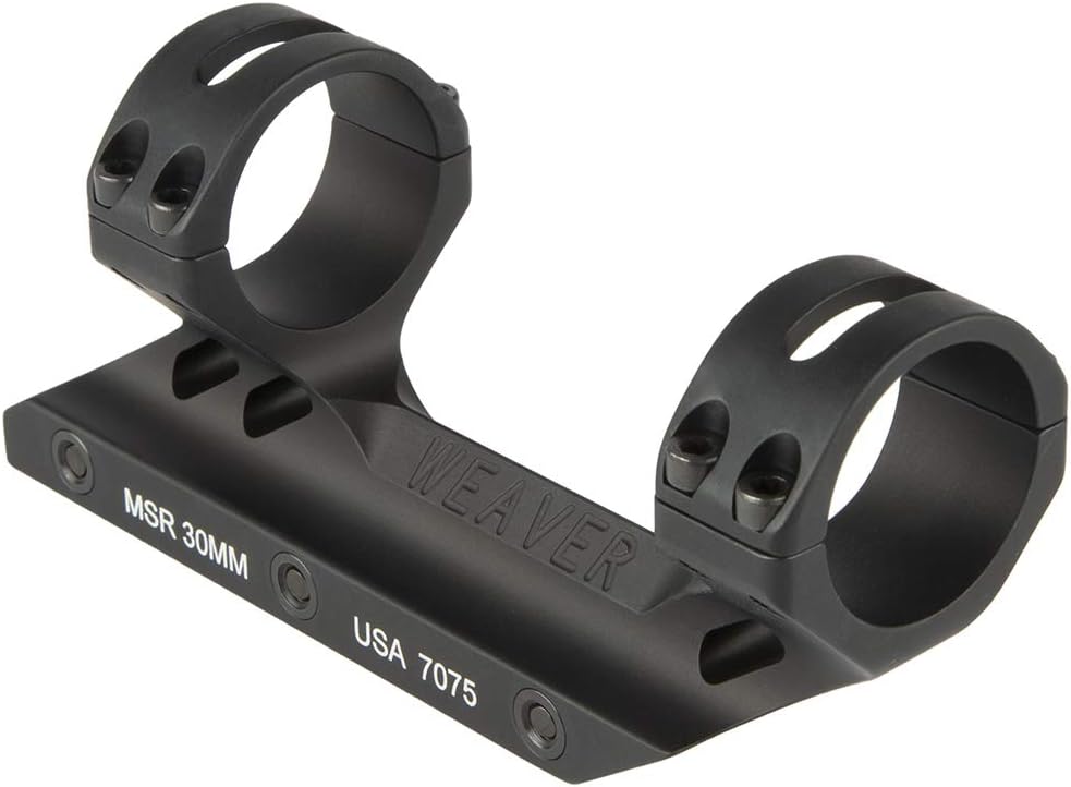 WEAVER Premium Modern Sporting Rifle (MSR) Mount, Matte Black, 30mm