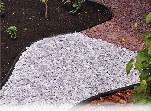 Vodaland 4 Inch Landscape Edging - Garden Border 33Ft Length System (Black) #TOP5