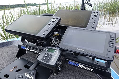 Image of PROcise DEK-It Fish Finder Mount for Boats, Triple Unit Stacker Mount Adapter for DEK-It Fish Finder and Depth Finder Mounts, Marine-Grade Aluminum, Durable, Secure and Rust-Proof