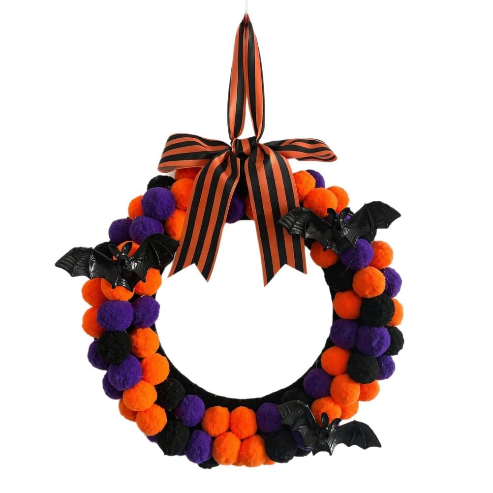 Ghirlanda di Halloween per la Porta d'ingresso Cappello Ghirlande