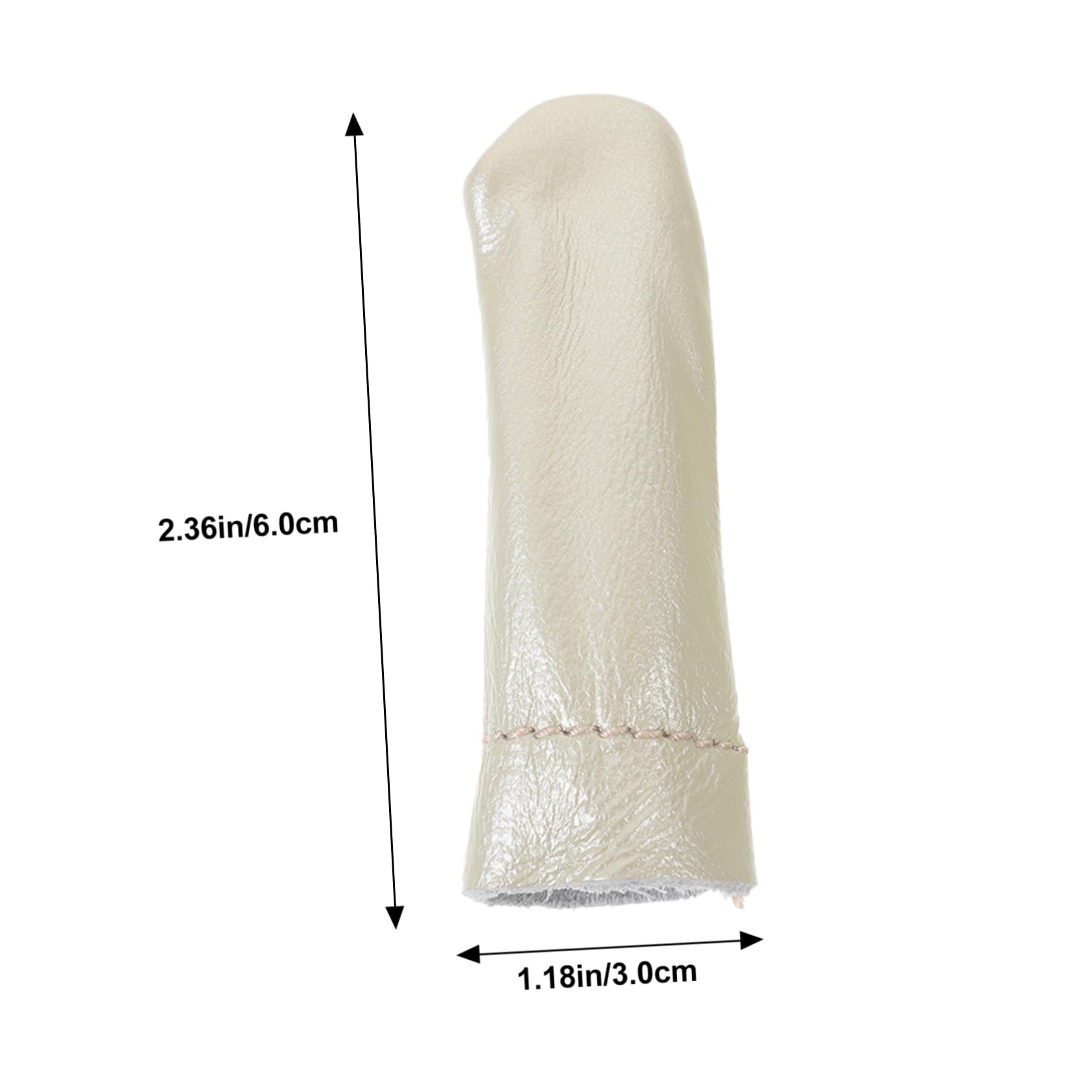 NUOBESTY Cunas Para Los Dedos Suministros De Tejer 6 Piezas guantes para costura manual dedal tejer Fieltro de la aguja protector de dedos Protector De Pulgar Tapones Para Los Dedos
