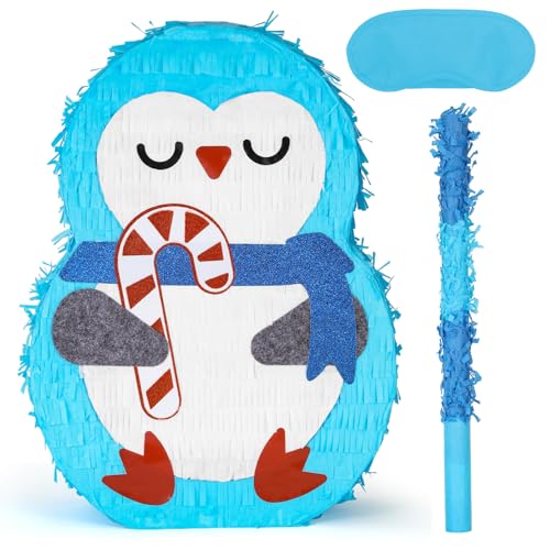 Lot de piñatas pingouin décoration de fête d'enfants et jeux d'anniversaire