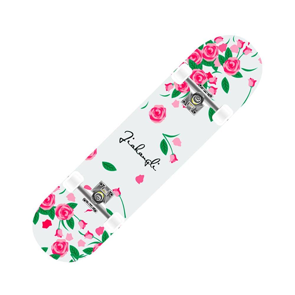 Skateboard, Skateboard Complet 31 x 8 Pouces, Double Kick Trick Board, Skateboards for débutants, Adultes, Enfants, Adolescents