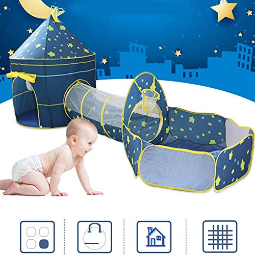 AYNEFY Tenda da gioco 3 in 1, per bambini, per