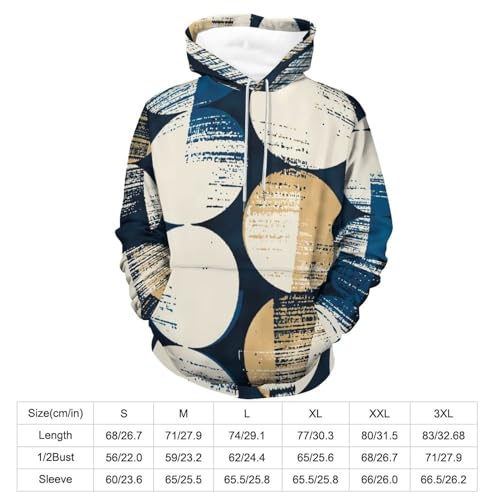 Sweats à capuche UMENG pull confortable style rétro décontracté pour adulte - 2