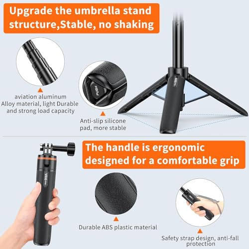 Trípode de vlog VRig TP-08 extensible para grabar trayectos estables con GoPro y Akaso 4