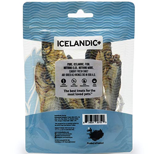 Icelandic+| All-Natural Cat Treats| Whole Fish Herring, 1.5 oz., Grey - Image 3