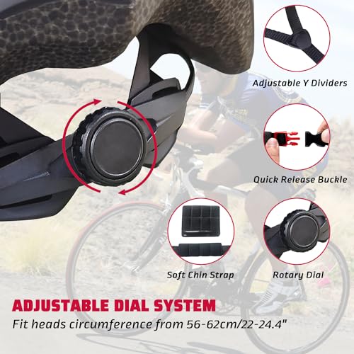 Bike Helmets for Adults, Mountain Bike Helmets for Men with