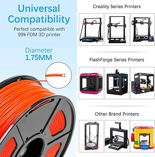 Filamento PLA rojo 1,75 mm brilla en la oscuridad 1 kg - Fernando Cortés