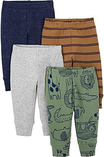 Calças Pacote com 4 calças neutras Simple Joys by Carter'sUnisex Bebê