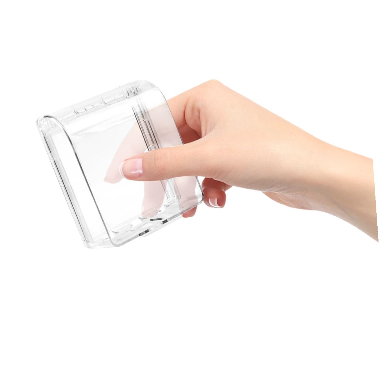 GALPADA 10stücke Selbstklebender Wasserdichter Steckdosenschutz Transparente Wandsteckdosenabdeckung Spritzschutz Für Küche Badezimmer Und Außenbereich Kompatibel Steckdosen