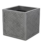 Square Lazio Slate Grey 39.5cm