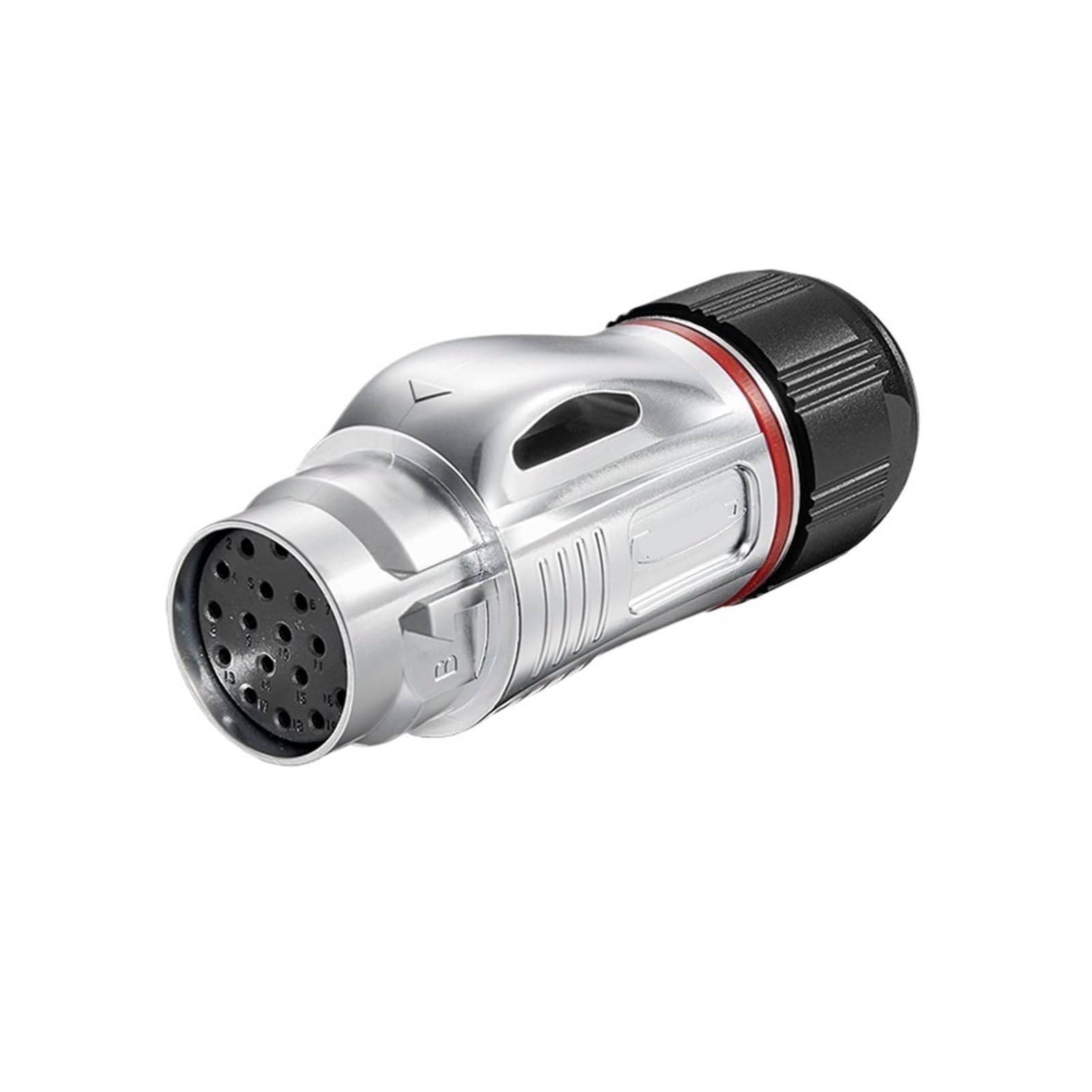 QAZXSEMUI Aviation plug 19-pin BD24 male and female industrial connector waterproof(Female plug)