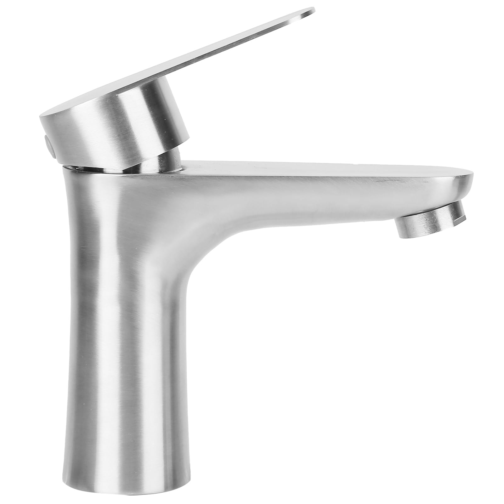 Rubinetto per Lavabo da Bagno, Maniglia Singola in Acciaio