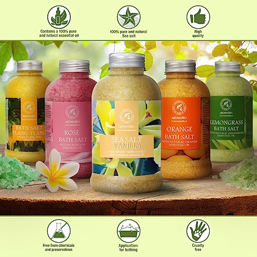 Sel de bain vanille et cannelle pour votre moment spa à la maison - 4