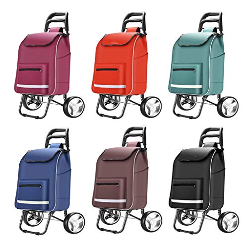 Carretilla plegable para compras y equipaje miniatura 6