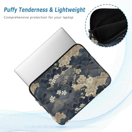 Funda para portátil de 13-14 pulgadas impermeable con estampado japonés miniatura 5