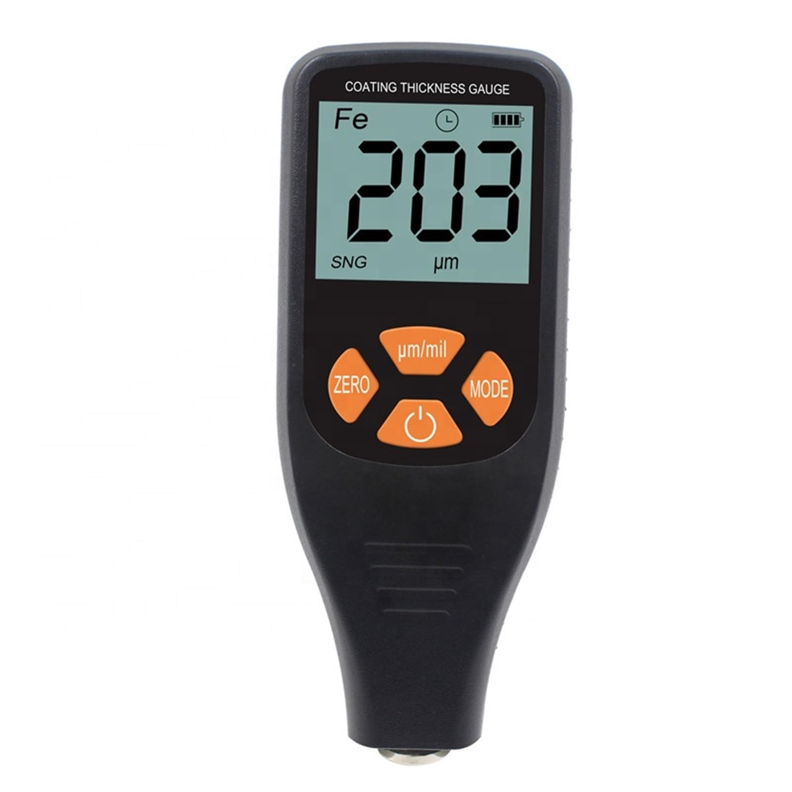 Digital Car Paint Thickness Gauge ABS Plastic Material 5mm Minimum Convex Radius Curvature Measuring