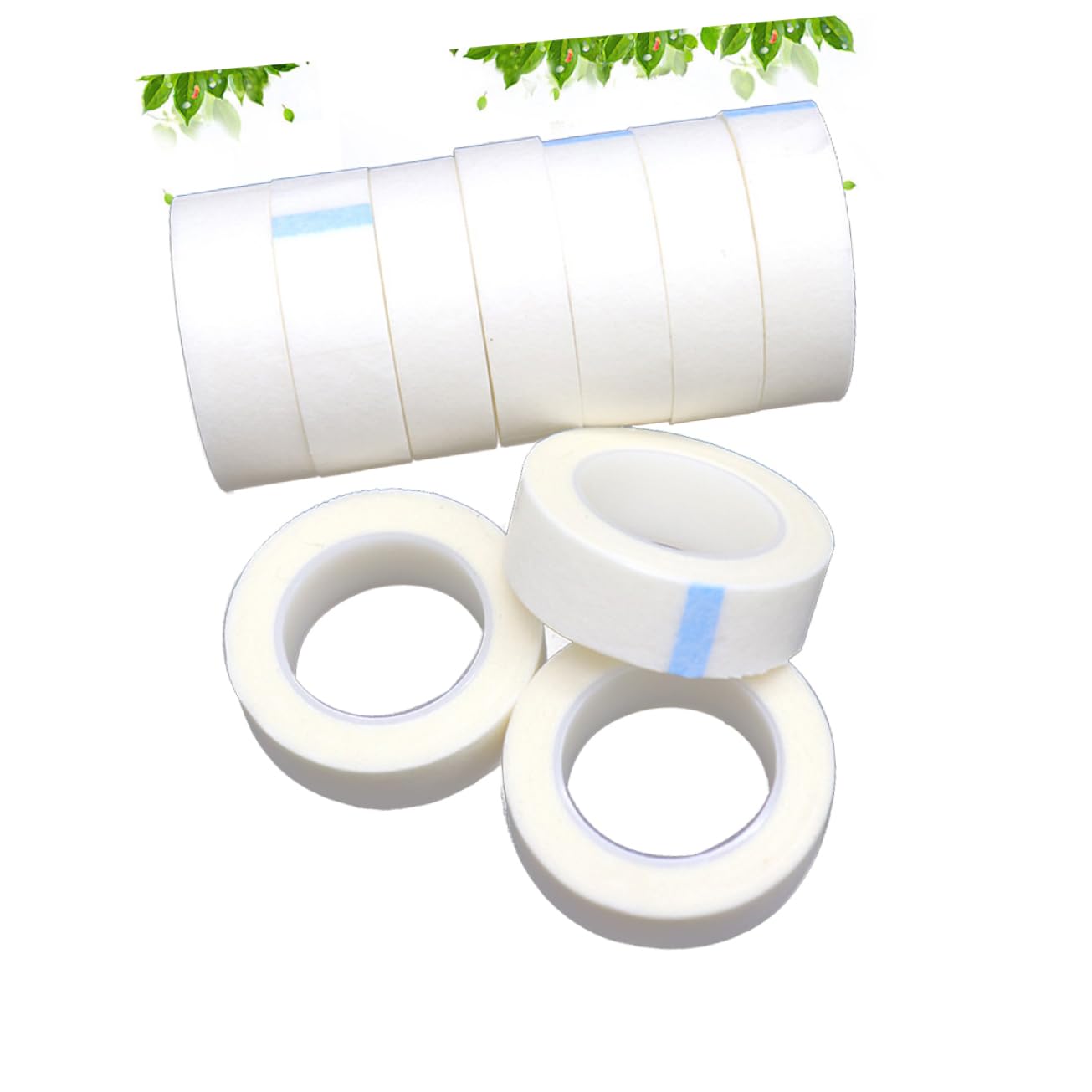 Didiseaon Breathable Eyelash Extension Tape 24pcs Isolation Adhesive Non-woven Lash Grafting Tape for Skin Safety