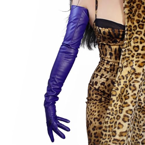 DooWay Women's LONG LEATHER GLOVES 70CM 28