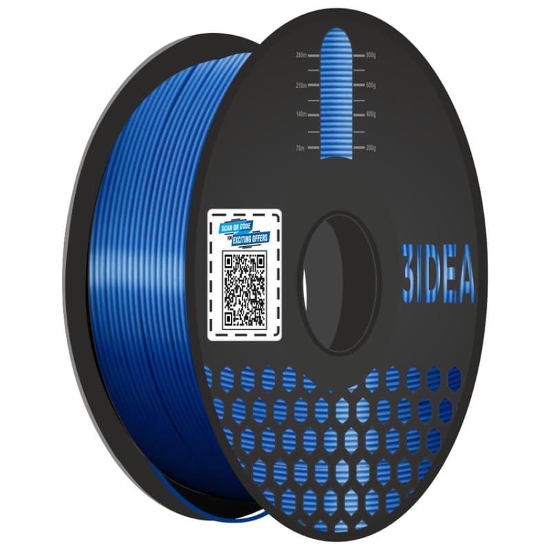 3Idea Premium PLA+ Metallic Blue 3D Printer Filament 1.75mm Dimensional Accuracy +/- 0.03mm Net Weight- 1 KG-image-38