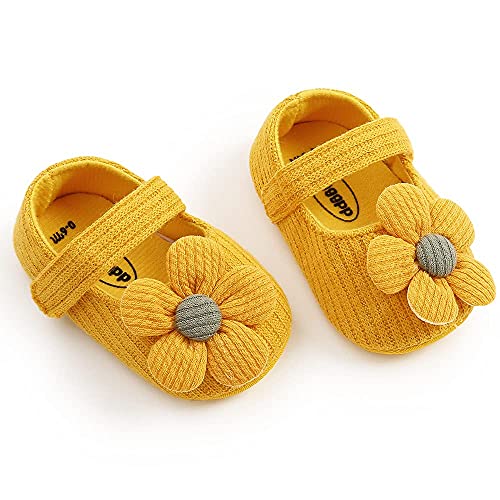 Qwzban Infant Baby Girls Soft Sole Bowknot Princess Wedding Dress Mary Jane Flats Prewalker Newborn Light Baby Sneaker Shoes 0-18 Months #TOP3