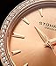 Stuhrling Original Women's Classic Dress Watch with Stainless Steel Link Bracelet (Rose Gold)