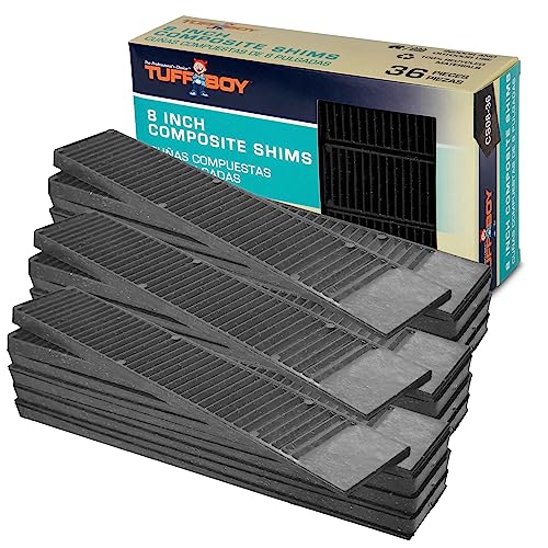 Composite Shims and Leveling Wedges (36 Pack)