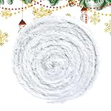 Doux et respectueux de la peau : le bord du ruban de Noël pour l'artisanat est fabriqué à partir de luxe, assurant une texture douce qui se sent contre la peau tout en améliorant le confort pendant les projets de fabrication. Son design épais et robuste le rend robuste pour diverses décorations sur le thème de Noël.