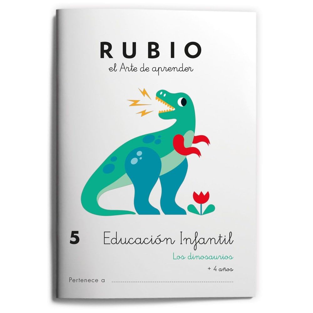 5 Educación infantil - Los dinosaurios | +4 años | Número 4 y repaso del 1 al 4.