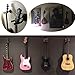 CC CAIHONG Guitar Wall Mount Hanger 2 Pack, Guitar Hanger Wall Hook Holder Stand Display Black with Screws - Easy to Install - Fits All Size Guitars, Bass, Mandolin, Banjo, Ukulele