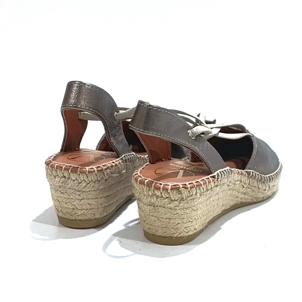 Viguera - Espadrillas a cuneo basso con elastici 986279 Pelle