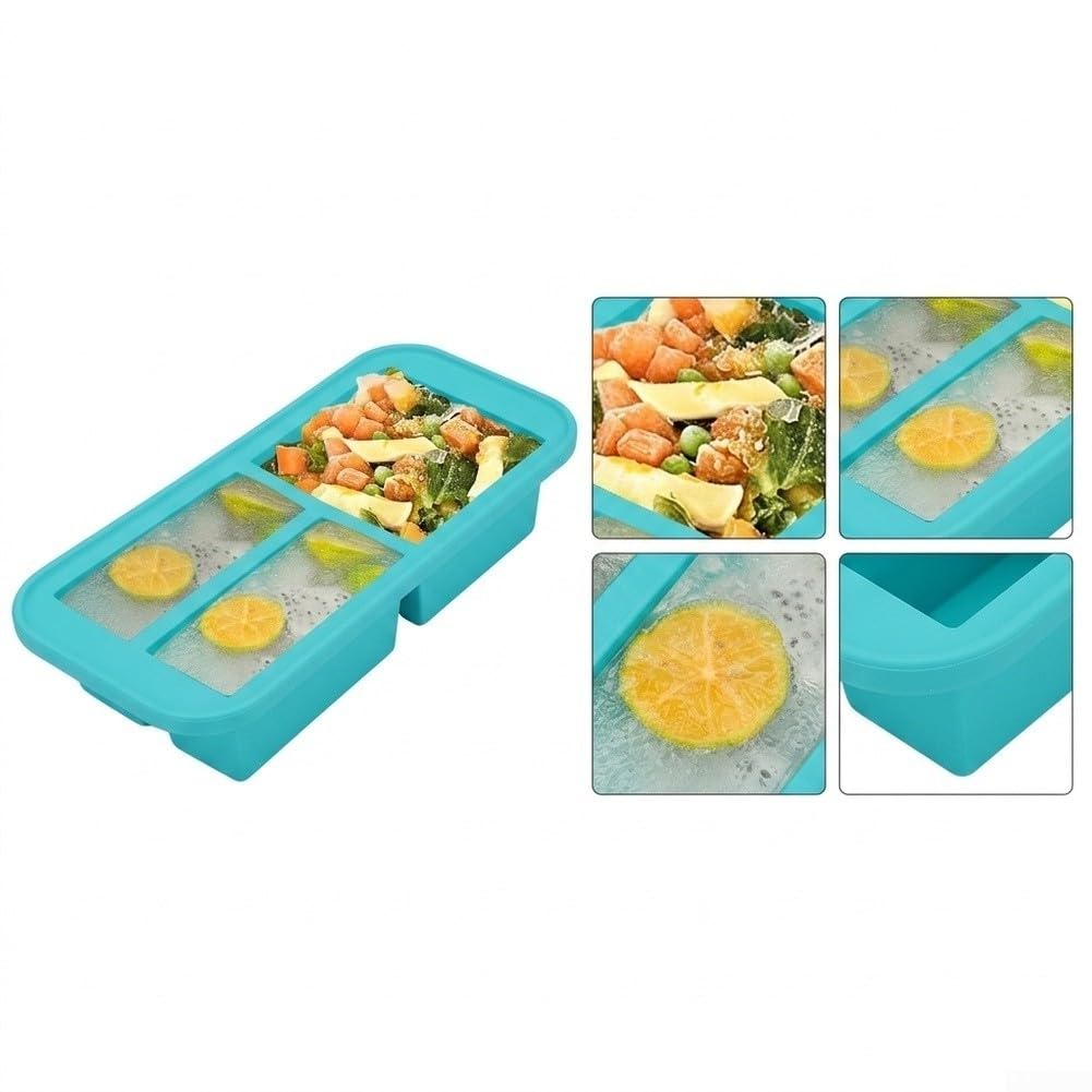 Bandeja Hielo Silicona Lavavajillas Reutilizable(4)