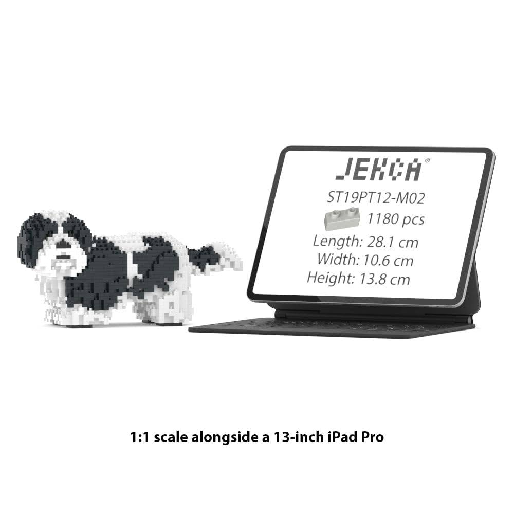 JEKCA Shih Tzu 01S-M02 | Dog Plastic Building Blocks | Age 14+