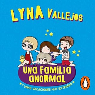 Diseño de la portada del título Una familia anormal. Y unas vacaciones muy extra&ntilde;as