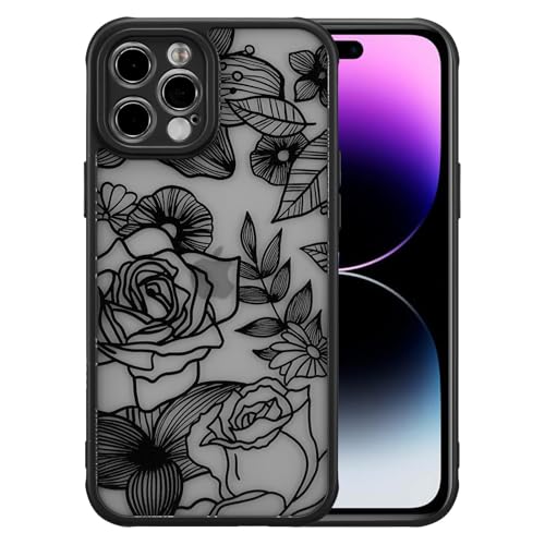 Coque iPhone 14 Pro Max finissez-en avec les rayures grâce au TPU mat antichoc rose