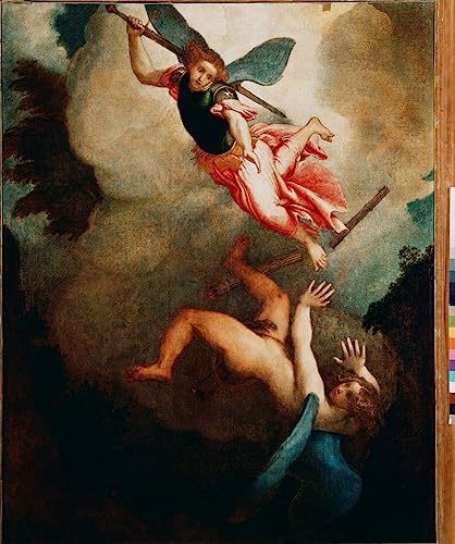 Murales San Miguel Cazando a Lucifer para salones y despachos
