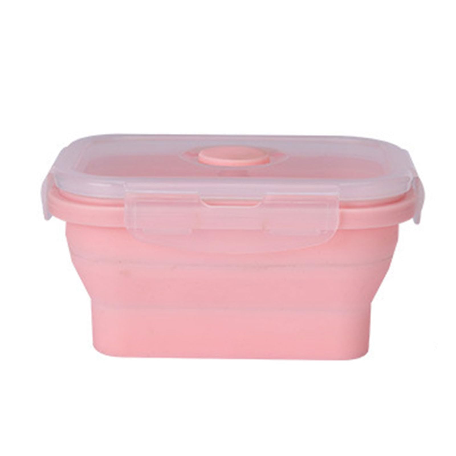 Efficient Silicones Lunch Box Dishwasher Safe Small Storage Ideal for Camping Portable Meal Box