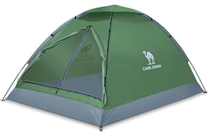 CAMEL CROWN Kids Outdoor Camping Tent for 2/3/4/5 Person Dome