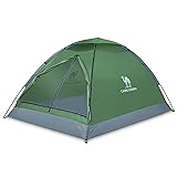 CAMEL CROWN Tents for Camping 2/3/4/5 Person Camping Dome Tent, Waterproof,Spacious, Lightweight Portable Backpacking Tent for Outdoor Camping/Hiking 2 person Army Green