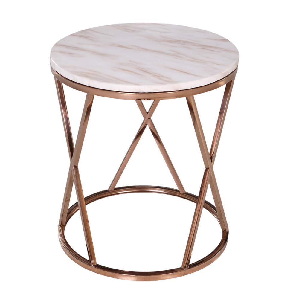 Buy Home&Selected furniture/Side Table Modern Marble Coffee Table Round