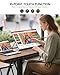 UPERFECT 23.8 Zoll 120Hz QLED Touchscreen Portable Gaming Monitor FHD 1080P 125% sRGB Große Display mit 180° Integrierte Halterung USB-C HDMI für Laptop/PC/Spielkonsole/Mini... VESA-kompatibel