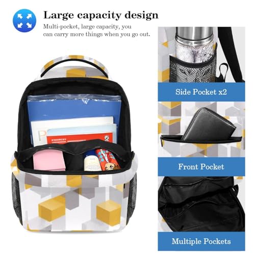 Sac à dos avec trousse géométrique pour les déplacements au lycée - 3