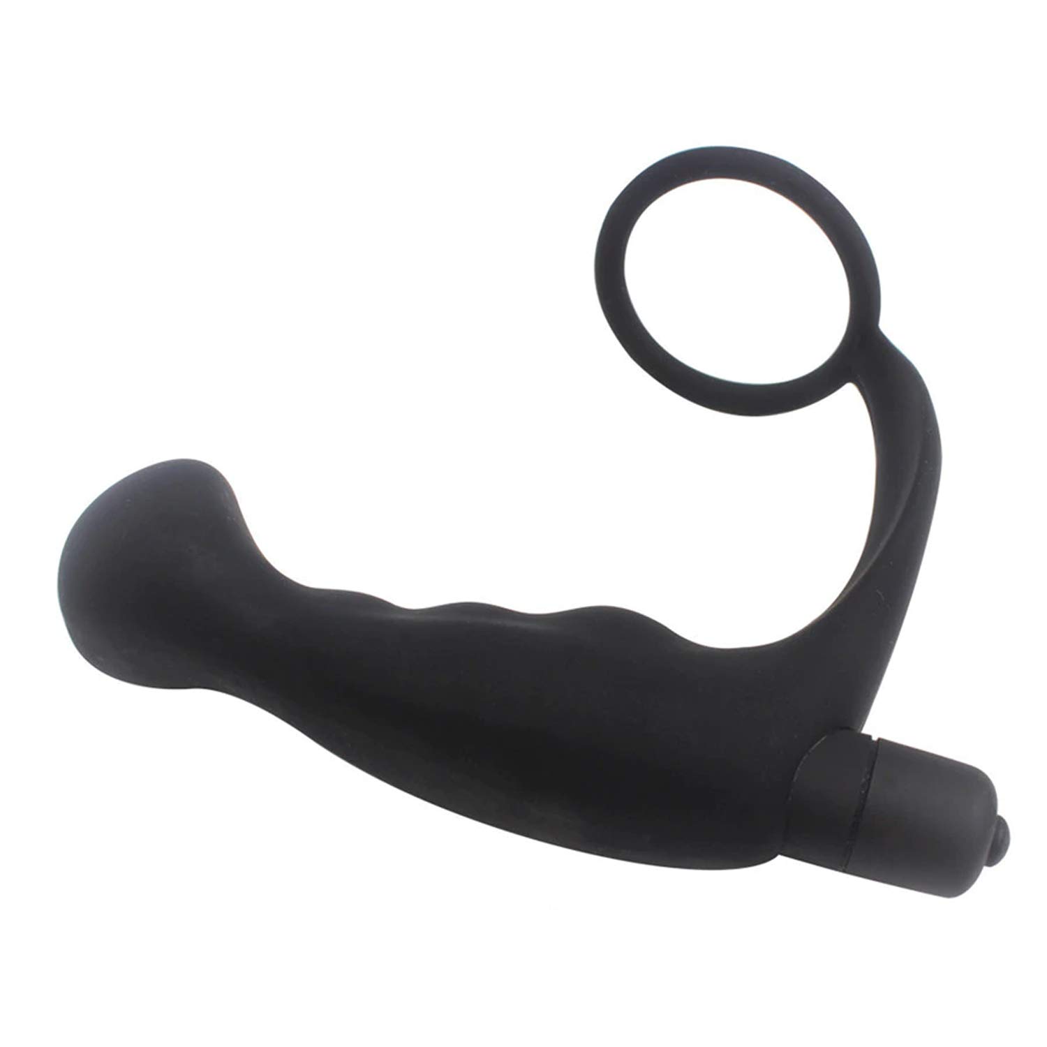 Massaggiatore prostatico – 7 diversi design – Vibration Plug anale prostata – Stimolatore anale sesso uomo erotico G voi massaggiatore giocattolo sessuale (1 anello da pozzetto – sottile – con