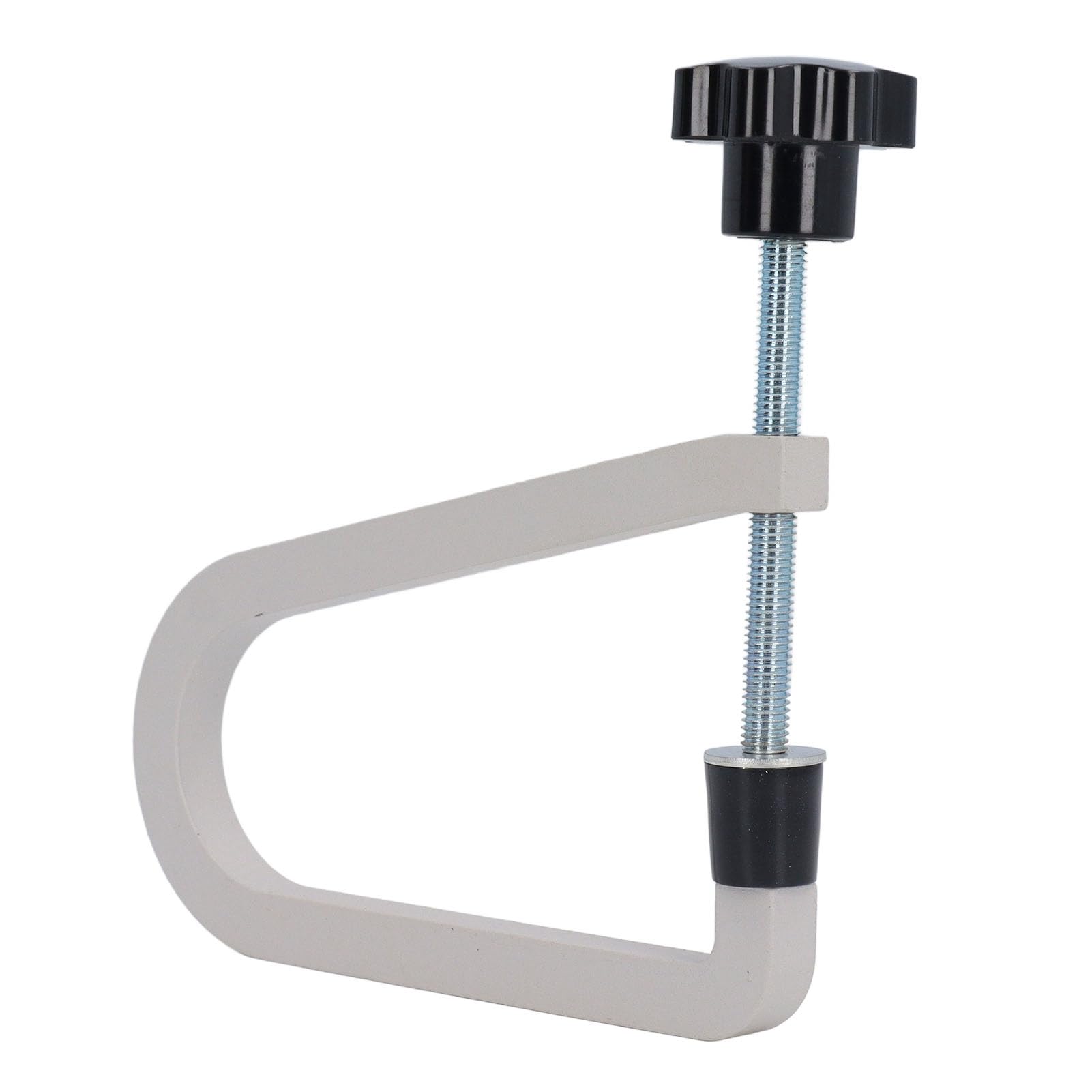 Abrazadera de Puente de Guitarra Acústica,Abrazadera en U de Garganta Profunda,Herramienta de Reparación de Acero Resistente para Guitarristas Luthiers (R258 Gris)