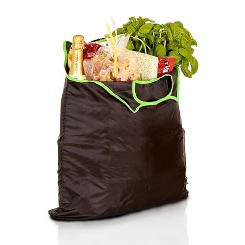 gripONE Shopper Green - Faltbare Einkaufstasche aus hochwertiger Fallschirmseide, dadurch extrem robust, leicht und kompakt Cover