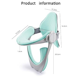 360°Adjustable Neck Brace for Posture Correction, Soft Traction Device Neck Stretcher Orthotic Corrector, for Forward Head Posture Correction, Cervical Spine Pressure Relief