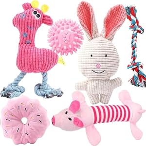 Speedy Panther 6-teiliges Plüschtier-Set PS283-Pink