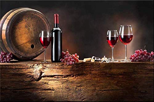 djjinhao - 1000 Piezas Puzzle - Uvas de Vino - Rompecabezas para niños Adultos Juego Creativo Rompecabezas Navidad decoración del hogar Regalo